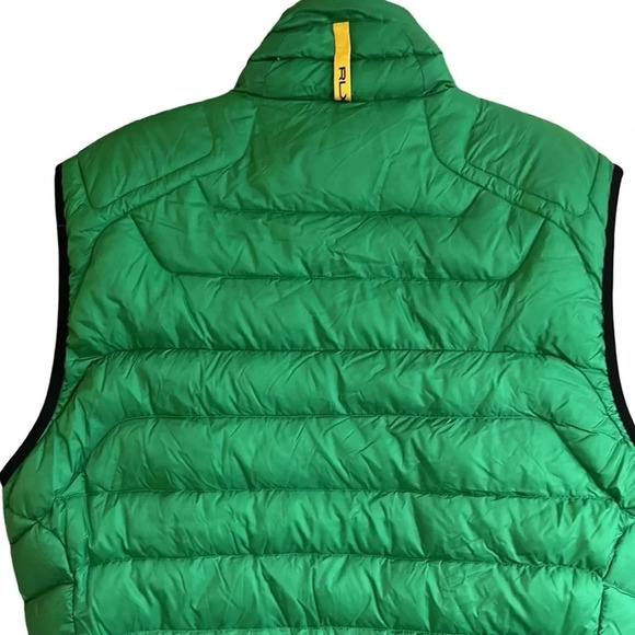 RLX Ralph Lauren Kelly Green Puffer Vest Size Large - Picture 6 of 8